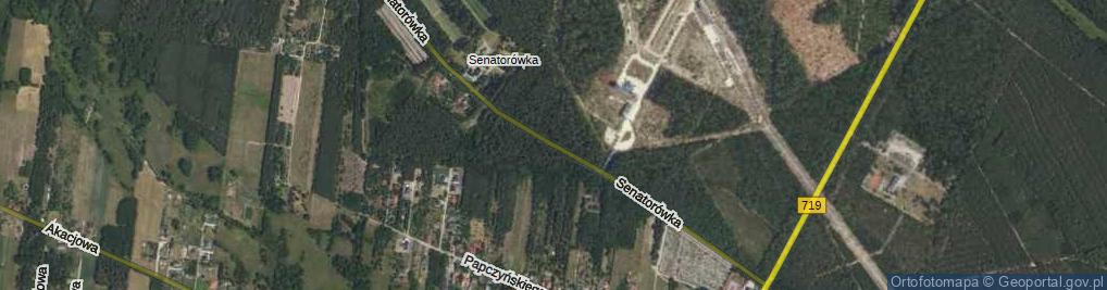 Zdjęcie satelitarne Senatorówka ul.